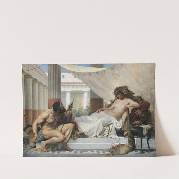 Hercule aux pieds d&#039;Omphale by Édouard Joseph Dantan