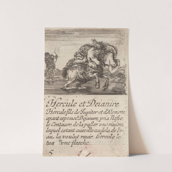 Hercule et Deianire by Stefano Della Bella