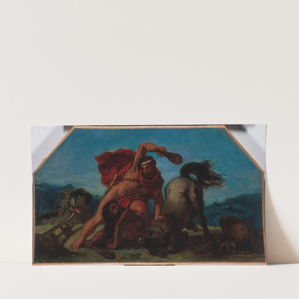 Hercule tuant le centaure Nessus (1849 - 1852) by Eugène Delacroix