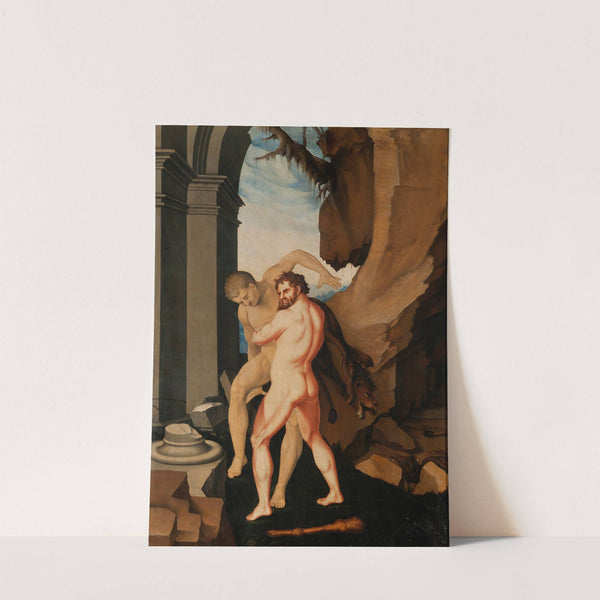 Hercules and Antaeus (1530) by Hans Baldung