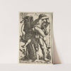 Hercules and Antaeus (1528–63) by Hieronymus Hopfer