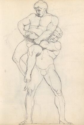 Hercules and Antaeus, Palazzo Pitti, Florence