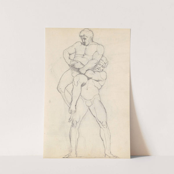 Hercules and Antaeus, Palazzo Pitti, Florence by John Flaxman