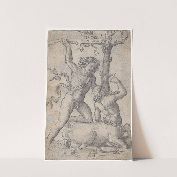 Hercules and Nessus by Marcantonio Raimondi