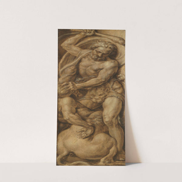Hercules Destroying the Centaur Nessus (c. 1550 - c. 1560) by Maarten Van Heemskerck