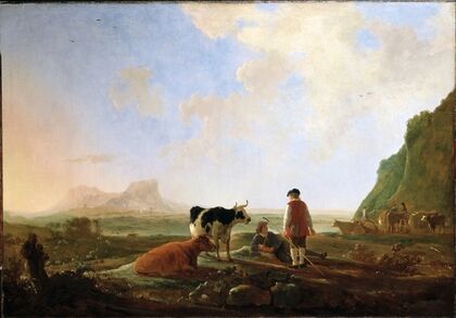 Herdsmen with Cows