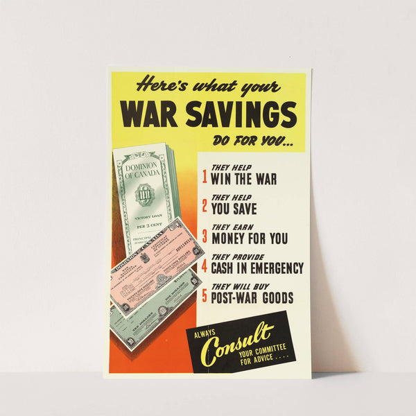 Here&#039;s What Your War Savings Do For You… by Anonymous
