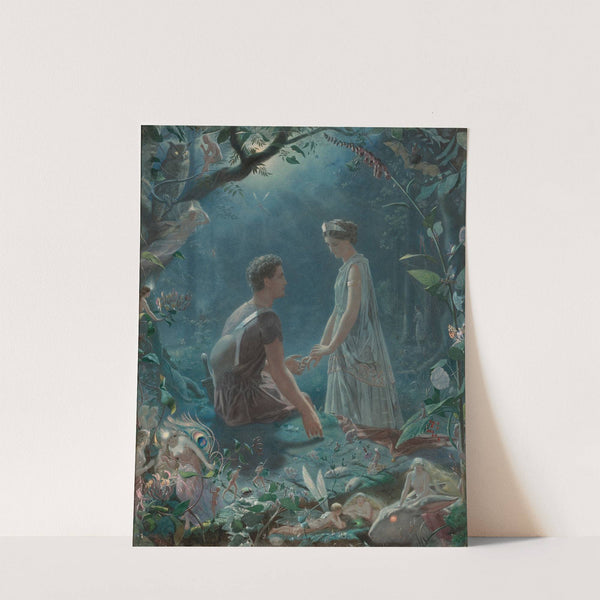 Hermia And Lysander, A Midsummer Night&#039;s Dream by John Simmons