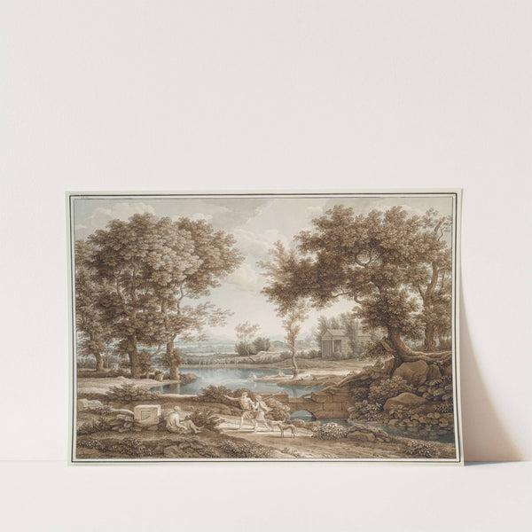 Heroic landscape by Johann Christian Reinhart