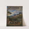 Heroic Landscape with Rainbow by Joseph Anton Koch