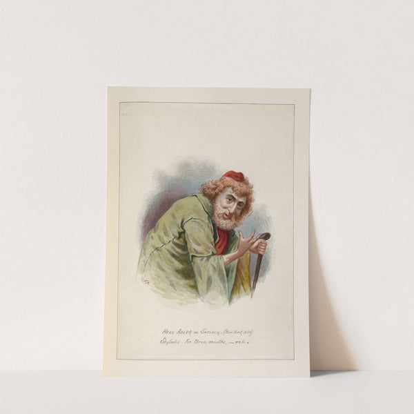Herr Adler as Shylock by Victor Moblard