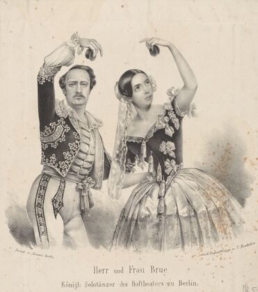Herr und Frau Brue, Königl. Solotänzer des Hoftheaters zu Berlin (1850)