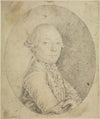 Herrenbildnis, oval