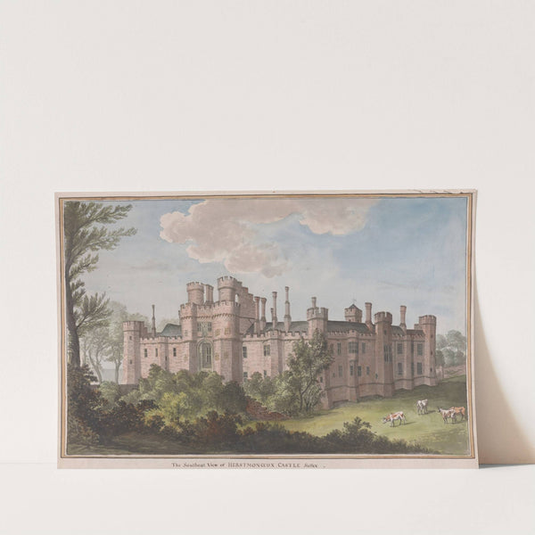 Herstmonceux Castle, East Sussex: South East View by James Lambert of Lewes