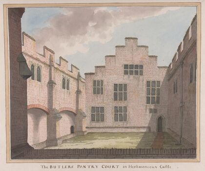 Herstmonceux Castle, East Sussex: The Butler’s Pantry Court