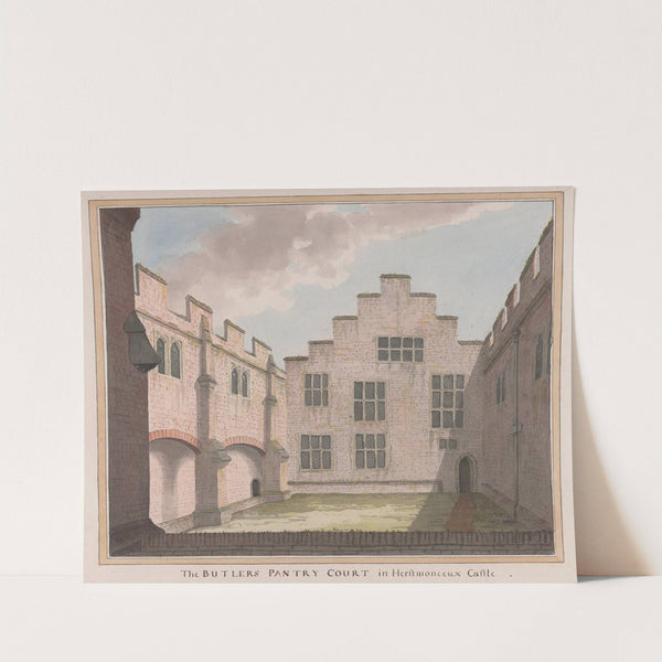 Herstmonceux Castle, East Sussex: The Butler&#039;s Pantry Court by James Lambert of Lewes