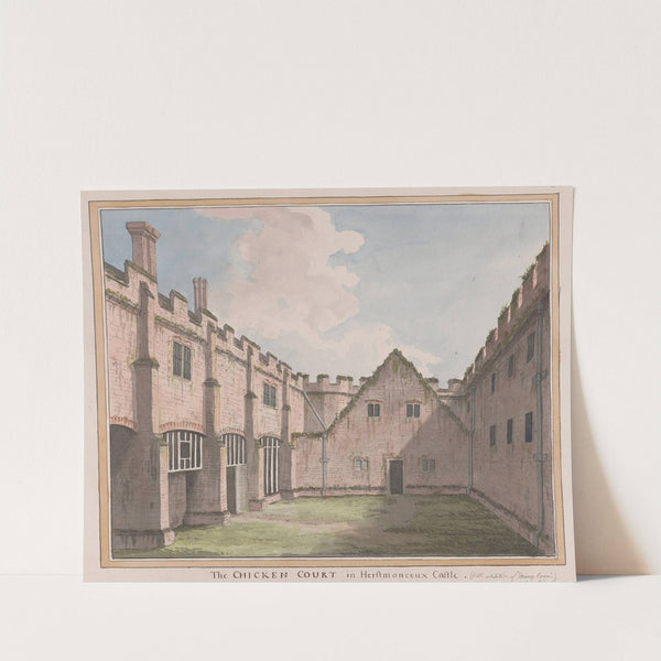 Herstmonceux Castle, East Sussex: The Chicken Court. by James Lambert of Lewes