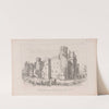 Herstmonceux Castle from the Southwest by William Henry Brooke