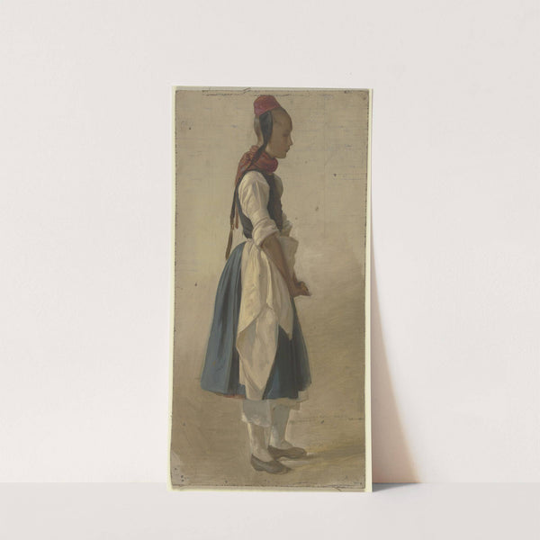 Hessian peasant girl by Jakob Becker