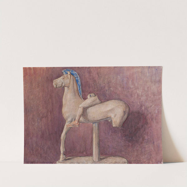 Hest Med Rytter (Akropolis Museet Inv. 700) by Marie Henriques