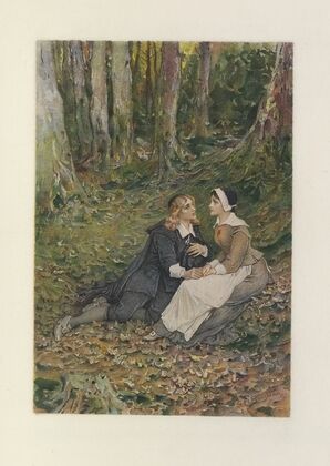 Hester and Dimmesdale in the Forest (1908)