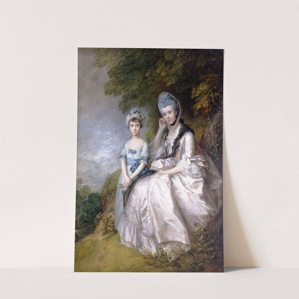 Hester, Countess of Sussex, and Her Daughter, Lady Barbara Yelverton by Thomas Gainsborough