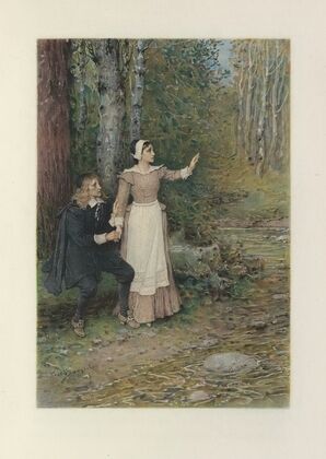 Hester throwing away the Scarlet Letter (1908)