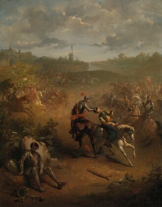 Het dappere optreden van Marcelis Bax bij Bergen op Zoom, Anno 1588 (1839 – 1866)