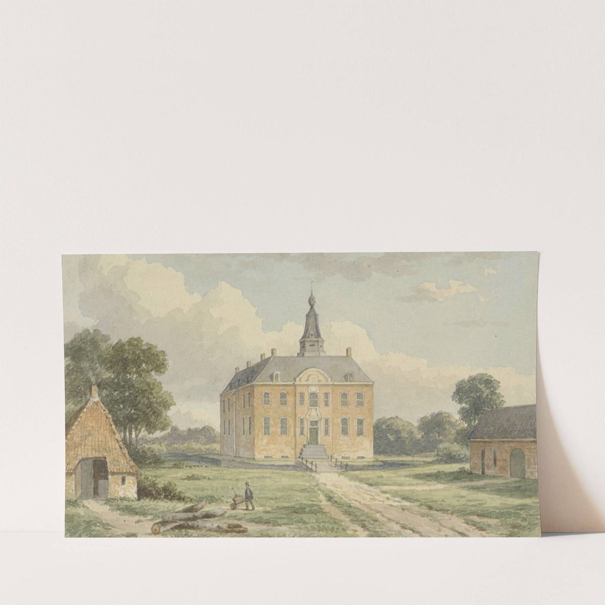 Het Huis Nettelhorst, bij Lochem (1825 - 1879) by Christianus Hendricus Hein