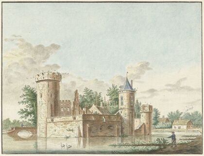 Het slot Aalst in de Bommelerwaard