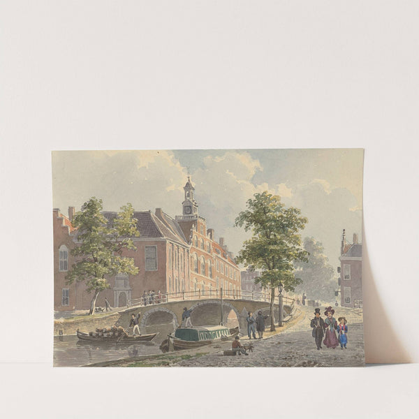 Het Spui te &#039;s-Gravenhage, gezien naar het zuiden by Bartholomeus Johannes van Hove
