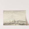 Het veerhuis aan de Lek bij Schoonhoven by Joseph Adolf Schmetterling