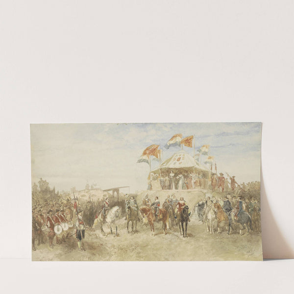 Het vertrek van het Spaanse garnizoen uit Den Bosch na de overgave aan Frederik Hendrik in 1629 (1865) by Charles Rochussen