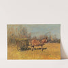 Heuwagen by Géza Mészöly