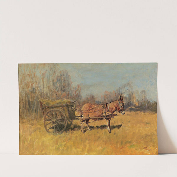 Heuwagen by Géza Mészöly
