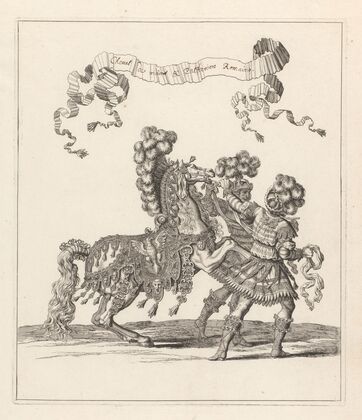heval de mains & Palfreniers Romains (1670)