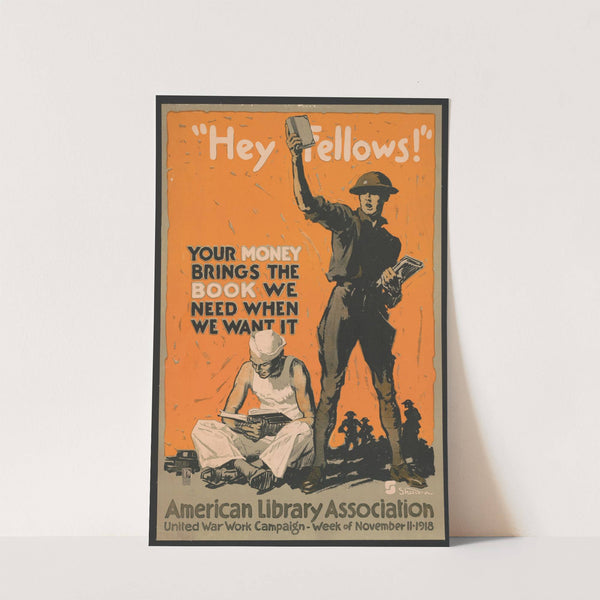 &#039;Hey fellows!&#039; Your money brings the book we need when we want it by John Sheridan
