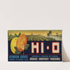 Hi-O Citrus Label (1930-1950)