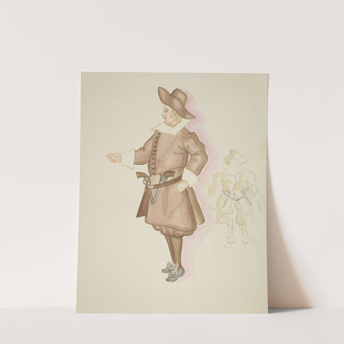 High Tor: Brown tunic with white collar and cuffs (1934-1943)