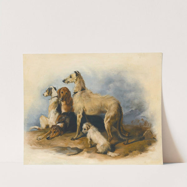 Highland Dogs by Sir Edwin Henry Landseer