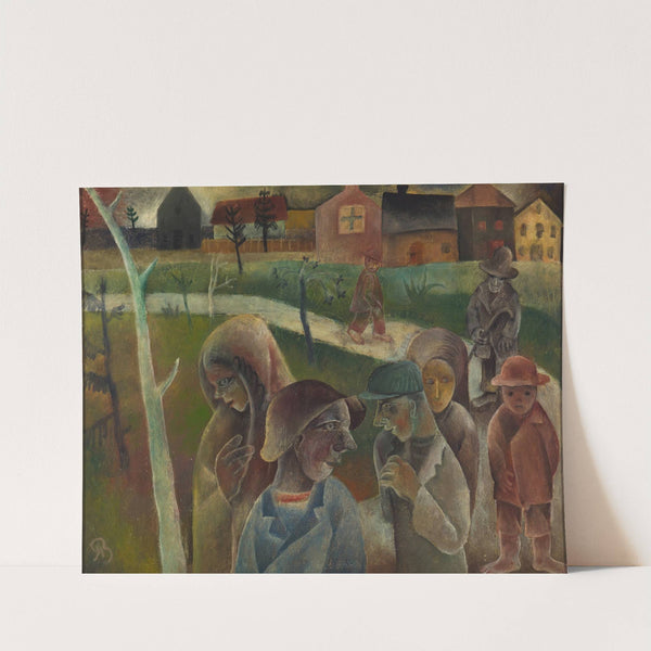 Highway (1920) by Albert Bloch