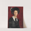 Hilda in a black hat by George Spencer Watson