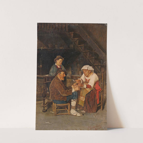 Hilfe für die Spitzenklöpplerin by Giuseppe Costantini