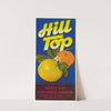 Hill Top Brand Citrus Label (1930-1950)