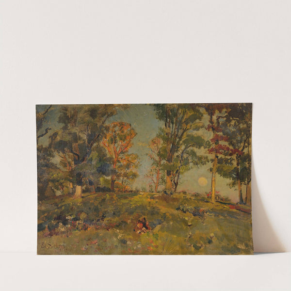 Hillside Landscape by Edward S. Siebert