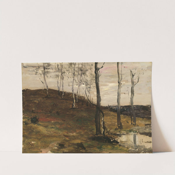 Hillside with Trees by William Morris Hunt