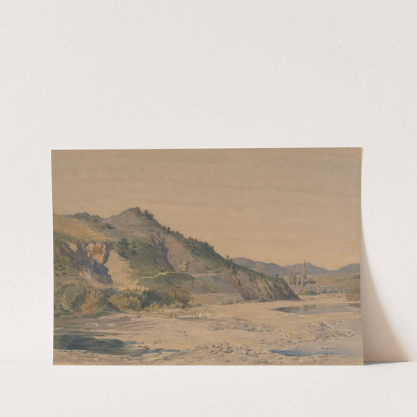 Hilly Landscape by Friedrich Carl von Scheidlin