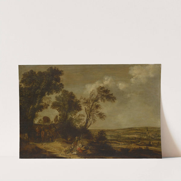 Hilly Landscape with a Country Road by Pieter de Molijn