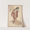 Hinazuru of Naka Ogi-ya as an Onna Jittoku (ca. 1825) by Yanagawa Shigenobu