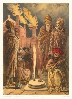 Hindus – Fire worshipers from outskirts of Baku (1862)